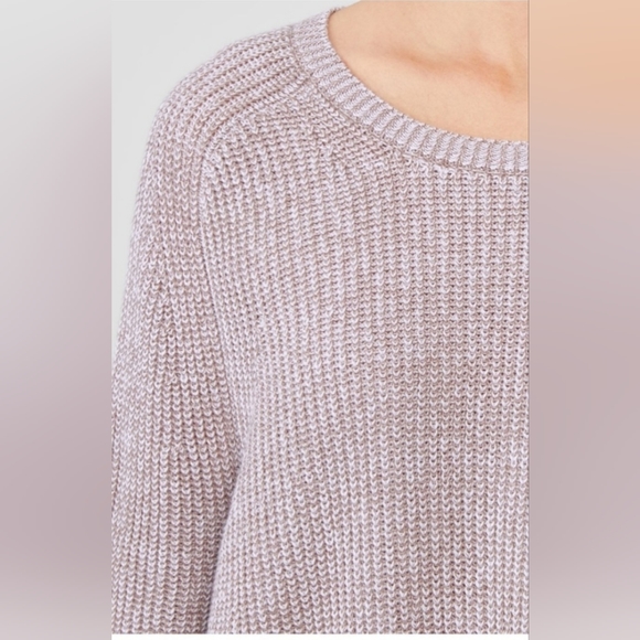 Eileen Fisher Peruvian Organic Cotton Blend Crew Neck Sweater Top - Picture 4 of 13